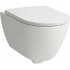 Laufen pods ar QR/SC vāku Pro X rimless, stiprināms pie sienas, 360x540 mm, silent flush, balts Jaunumi Sadz. tehnika