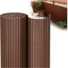 Springos PVC pārklājuma maskēšanas paklājiņš 500x160 cm balkonam, terasei, žogam, brūns Nojumes un aksesuāri