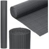 Springos PVC pārklājuma maskēšanas paklājiņš 500x140 cm balkonam, terasei, žogam, tumši pelēks Nojumes un aksesuāri