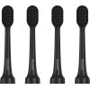 Końcówka 4Swiss ST216 Electrosonic Care+ 4-PAK soniczne Black Uzgaļi elektriskajām zobu birstēm