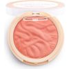 Makeup Revolution Reloaded Powder Blush - Long-lasting powder blush 7.5 g Rose Kiss Dekoratīvā kosmētika