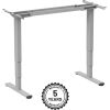 Adjustable Height Table Frame Up Up Bjorn II, Gray Biroja galdi