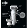 Braun Silk-épil 9 9-041, Silver, 40 tweezers, MicroGrip, Battery, 100 - 240 V, 50/60 Hz Jaunumi - Datori