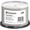Matricas DVD-R AZO Verbatim 4.7GB 16x Wide Printable non ID,50 Pack Spindle CD DVD Matricas Diski