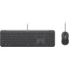 LOGITECH MK620 COMBO GRAPHITE Multi-OS keyboard and mouse Klaviatūras