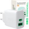 Green Cell Lādētājs Greencell PowerSource Duo30 30W White Зарядные устройства