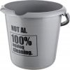 Keeeper Spainis deko 10L Ilvie "Not Ai" Ø30x28cm pelēks Telpu uzkopšana