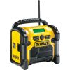Radio uztvērējs DeWalt DCR021-XJ; 10,8-18 V (bez akumulatora un lādētāja) Celtniecības Lukturi un radio