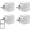 SONOFF S61s Matter External Plug via Wi-Fi, 4-Pack Viedās rozetes
