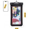 Wozinsky   WWE-01 Case Waterproof, with wrist strap PVC phone armband case Black Чехлы - альтернативные