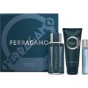 Salvatore Ferragamo Ferragamo Intense Leather Dárková sada EDP 100 ml, sprchový gel 100 ml a miniaturka EDP 15 ml 100ml Dāvanu komplekti