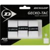 Tennis racket overgrip DUNLOP GECKO-TAC ATP 3pcs, white Teniss