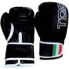Boxing gloves TOORX LEOPARD BOT-001 8oz black eco leather Boksa inventārs