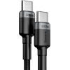 Baseus Cafule Flash Charging Data Cable Uzlādes un datu kabelis USB-C - USB-C 100W 2m / pelēks/melns Data USB kabeļi