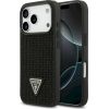 Case Guess Rhinestone Triangle Logo Защитный чехол для iPhone 17 Pro / чёрный Чехлы - альтернативные
