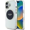 Guess IML Metal Colored Circle Classic Logo MagSafe Защитный чехол для iPhone 16 / чёрный Чехлы - альтернативные