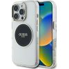 Case Guess IML Metal Colored Circle Classic Logo MagSafe Защитный чехол для iPhone 16 Pro Max / чёрный Чехлы - альтернативные