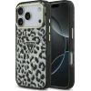 Guess Leopard Glitter MagSafe Case Защитный чехол для iPhone 17 Pro / чёрный Чехлы - альтернативные