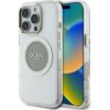 Case Guess IML Metal Colored Circle Classic Logo MagSafe Защитный чехол для iPhone 16 Pro / серый Чехлы - альтернативные
