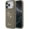 Guess Silicone Big 4G Script Case Защитный чехол для iPhone 17 Pro / коричневый Чехлы - альтернативные