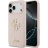 Guess Silicone Big 4G Script Case Защитный чехол для iPhone 17 Pro Max / розовый Чехлы - альтернативные