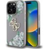 Case Guess Grained Roses Big 4G logo Защитный чехол для iPhone 16 Pro Max / фиолетовый Чехлы - альтернативные