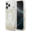 Guess Resin Bottom Glitter MagSafe Защитный чехол для iPhone 17 Pro / золотой Чехлы - альтернативные