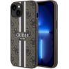 Guess GUHMP14SP4RPSW Hardcase 4G Printed Stripes MagSafe Защитный чехол для iPhone 14 / 15 / 13 6.1" / коричневый Чехлы - альтернативные