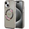 Guess GUHMP15SHFWFCK Hardcase IML Flowers Wreatch MagSafe Защитный чехол для iPhone 15 / 14 / 13 6.1" / чёрный Чехлы - альтернативные