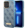 Guess GUHMP14LU4GPRB Hardcase 4G Logo Plate MagSafe Защитный чехол для iPhone 14 Pro 6.1" / синий Чехлы - альтернативные