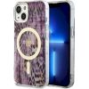 Guess GUHMP14SHLEOPWP Leopard MagSafe Защитный чехол для iPhone 14 / 15 / 13 6.1" / розовый Чехлы - альтернативные
