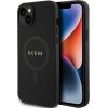 Guess GUHMP15MPSAHMCK Hardcase Saffiano MagSafe Защитный чехол для iPhone 15 Plus / 14 Plus 6.7" / чёрный Чехлы - альтернативные