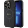 Guess GUHMP14LPSAHMCK Saffiano MagSafe Защитный чехол для iPhone 14 Pro 6.1" / чёрный Чехлы - альтернативные