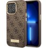 Guess GUHMP14LU4GPRW Hardcase 4G Logo Plate MagSafe Защитный чехол для iPhone 14 Pro 6,1" / коричневый Чехлы - альтернативные