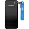 Verbatim 32416Pocket SSD Внешний накопитель 256GB USB-C 3.2 gen.2 / чёрно-синий Внешние жесткие диски