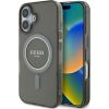 Guess GUHMP16MHFGEREK Hardcase IML Glitter Circle MagSafe Защитный чехол для iPhone 16 Plus 6.7" / чёрный Чехлы - альтернативные