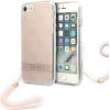 Guess GUOHCI8H4STP Hardcase 4G Print Strap Защитный чехол для iPhone SE 2022 / SE2020 / 7 / 8 / розовый Чехлы - альтернативные