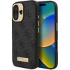 Guess GUHMP16SU4GPRK Hardcase 4G Logo Plate MagSafe Защитный чехол для iPhone 16 6.1" / чёрный Чехлы - альтернативные