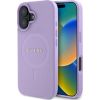 Guess GUHMP16SPSAHMCU Saffiano MagSafe Защитный чехол для iPhone 16 6.1" / фиолетовый Чехлы - альтернативные