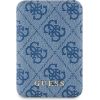 Guess Induction Powerbank 15WGUPB5FP4EMGB Uzlādes akumulators 5000mAh / zils 4G Leather Metal Logo MagSafe Power Banks