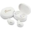 Guess Headphones Bluetooth GUTWST30WHTWS + Docking Station Bezvadu austiņas / balts Austiņas