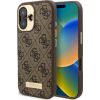 Guess GUHMP16MU4GPRW Hardcase 4G Logo Plate MagSafe Защитный чехол для iPhone 16 Plus 6.7" / коричневый Чехлы - альтернативные