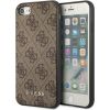 Guess GUHCI8G4GFBR Hardcase 4G Metal Gold Logo Защитный чехол для iPhone SE 2022 / 2020 / 7 / 8 / коричневый Чехлы - альтернативные