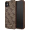 Guess GUHCN61G4GFBR Hardcase 4G Metal Gold Logo Защитный чехол для iPhone 11 6,1" / коричневый Чехлы - альтернативные