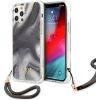 Guess GUHCP12LKSMAGR Marble Collection Защитный чехол для iPhone 12 Pro Max 6,7" / серый Чехлы - альтернативные