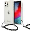 Guess GUHCP12LKPSBK Защитный чехол для iPhone 12 Pro Max 6,7" / Transparent Black Pearl Чехлы - альтернативные