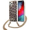 Guess GUHCP12LKCLEO Защитный чехол для iPhone 12 Pro Max 6,7" Leopard Gold Strap Чехлы - альтернативные