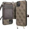 Guess GUHCN65CB4GB Hardcase 4G Crossbody Защитный чехол для iPhone 11 Pro Max / коричневый Чехлы - альтернативные