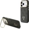 Guess 4G PU Triangle Logo & Stand Camera Magsafe Защитный чехол для iPhone 17 Pro / чёрный Чехлы - альтернативные