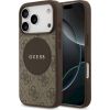 Guess 4G Circle Classic Logo MagSafe Защитный чехол для iPhone 17 Pro / коричневый Чехлы - альтернативные